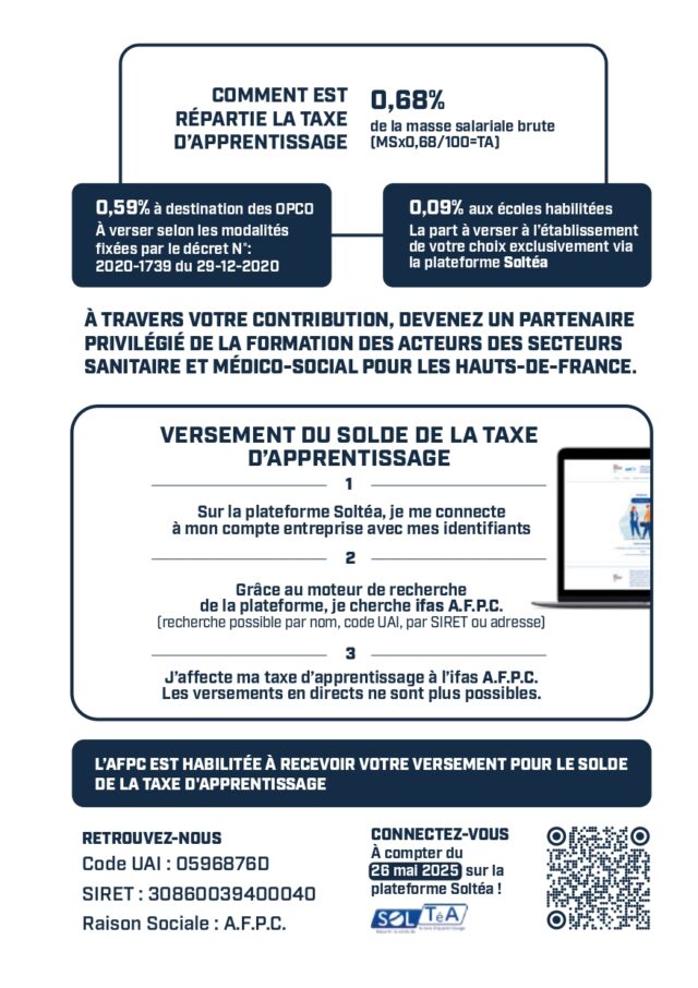 Taxe Apprentissage 2025 - afpc